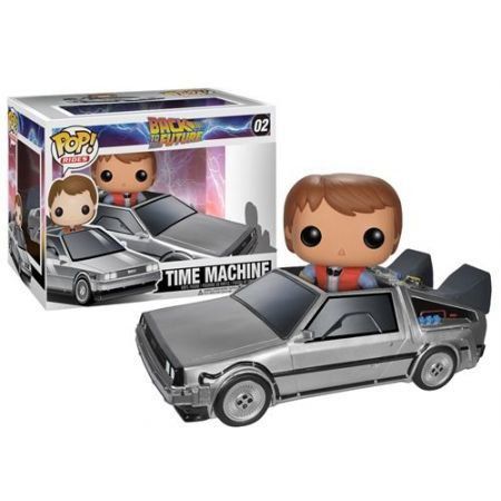 Funko Pop Marty McFly in DeLorean